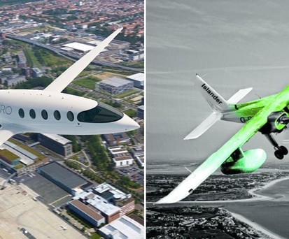 Eviation Alice und umgebauter Britten-Norman Islander: Evia Aero will beide.