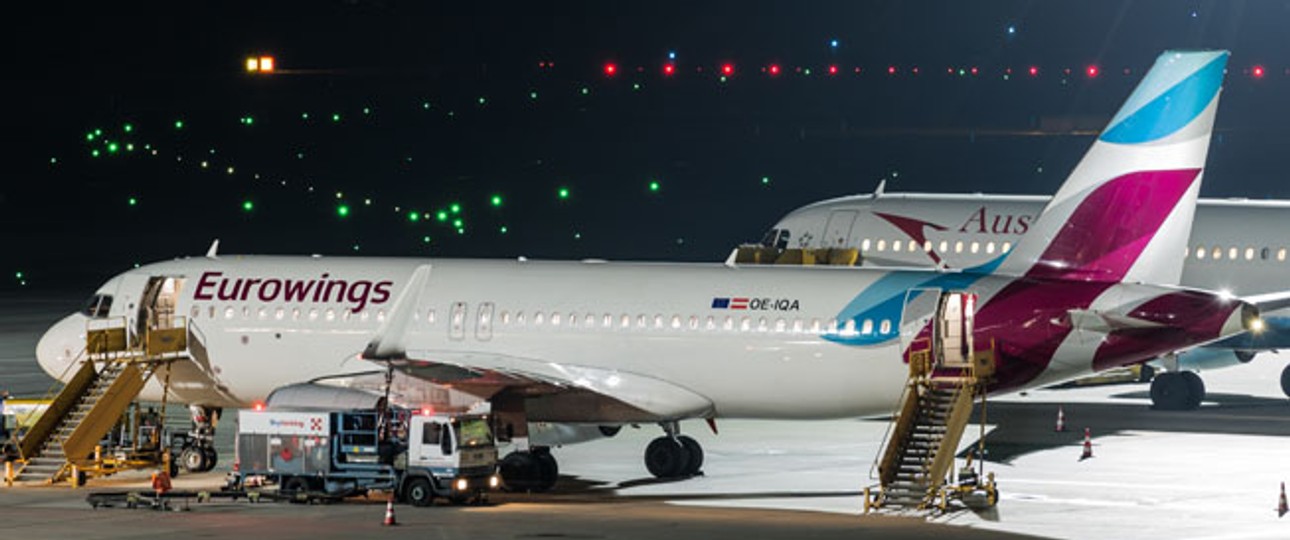 Airbus A320 von Eurowings: Weniger oft zwischen Berlin und München unterwegs.