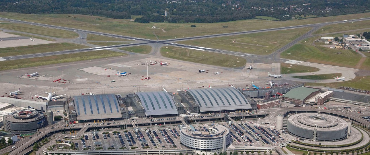Der Flughafen Hamburg liegt mit einer 3+ in Deutschland auf dem ersten Platz.