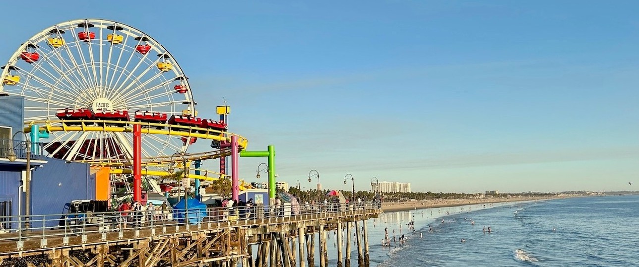 Seebrücke mit Riesenrad
