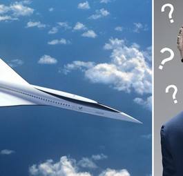 Overture-Entwurf von Boom Supersonic und Delta-Chef Ed Bastian: Viele offene Fragen.