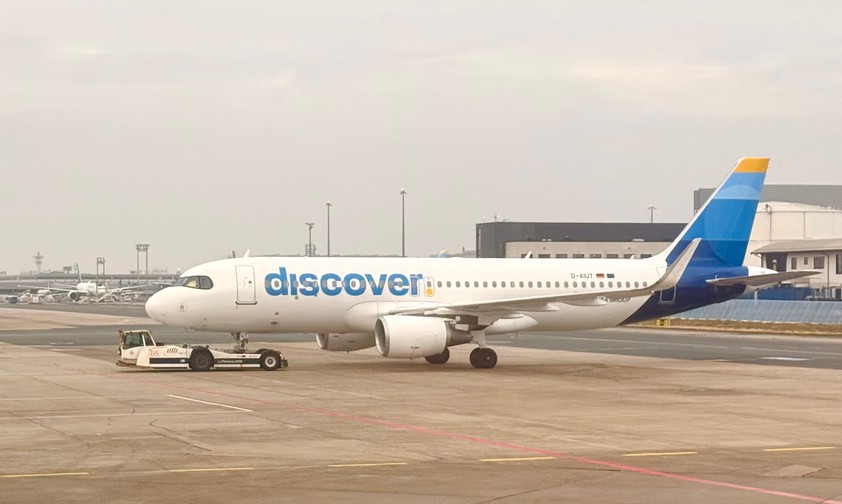 Airbus A320 von Discover: Die Airline soll helfen, die Folgen des Streiks zu mildern.