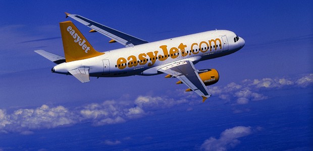 Airbus A319 von Easyjet: Zu schwer für den Start.