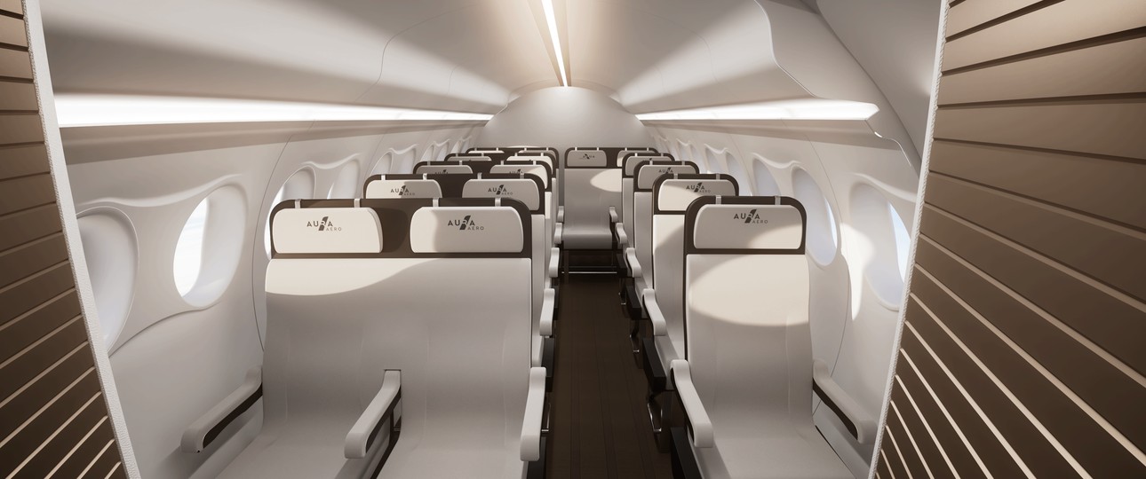 Aura Aero Kabine der Era: So sieht die Kabine mit 19 Sitzen aus.