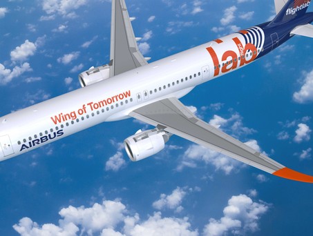 Der A321 Neo erhält Aufsätze an den Flügelenden: So testet Airbus die künftigen, sehr langen Tragflächen.