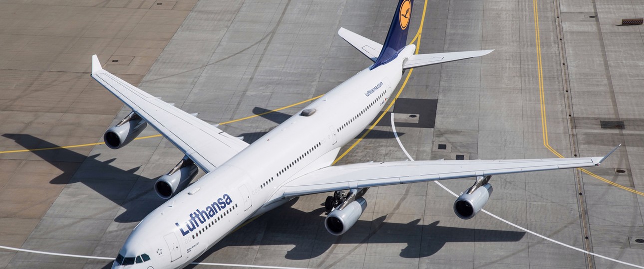 Airbus A340 von Lufthansa: Die Crews musste direkt aus Nanjing zurückkehren.