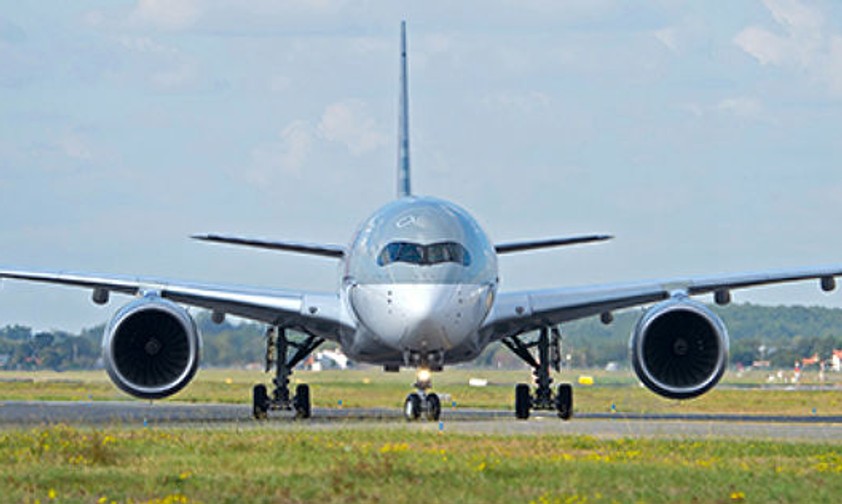 A350 von Qatar Airways: Bald in Zürich und Genf zu sehen.