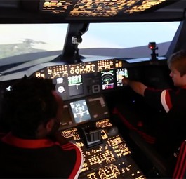 Fußballstars fliegen Superjumbo