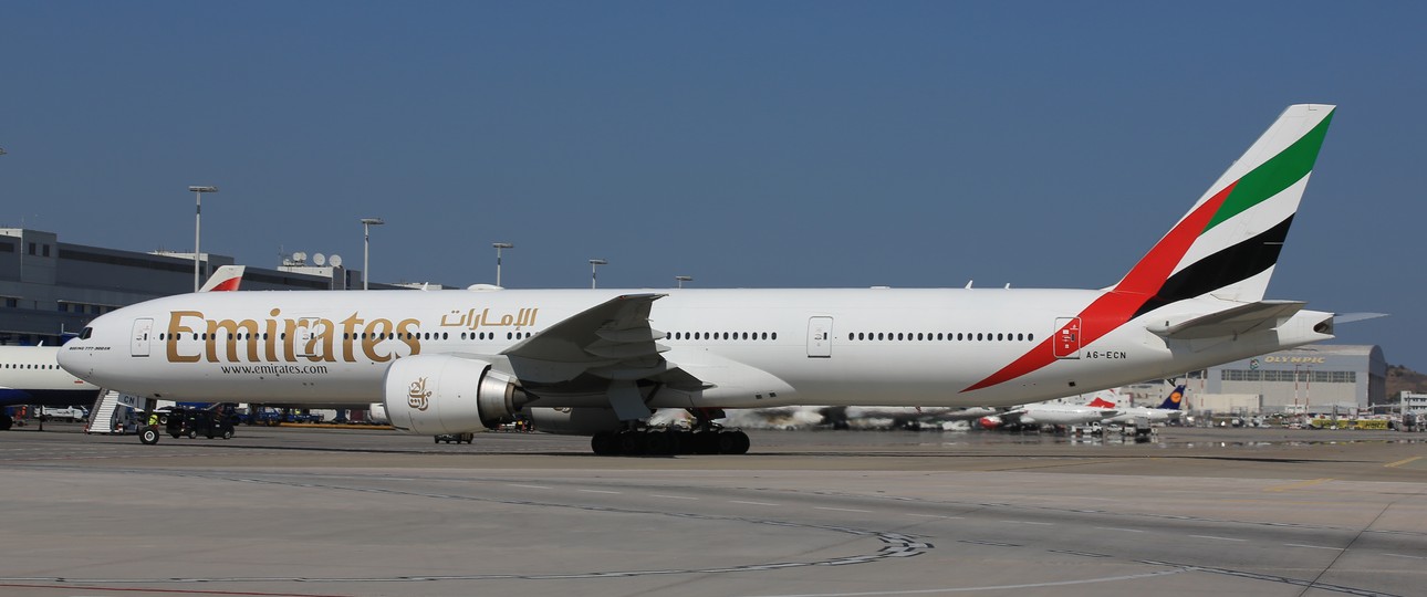 Boeing 777 von Emirates: Doch nicht in Mexiko zu sehen.