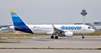 Die D-AIUV, hier in Frankfurt zu sehen: 2024 kam ihr in Maribor ein Hubschrauber zu nahe.