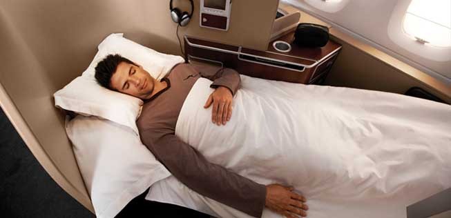 First-Class-Passagier bei Qantas: Seltenheitswert.