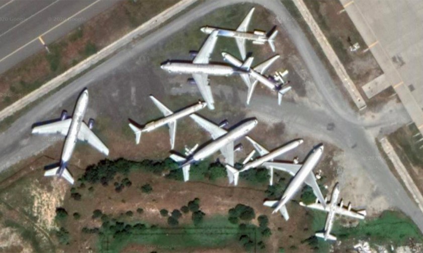 Neun auf dem Vorfeld des Flughafen Atatürk geparkte Maschinen stehen nun zum Verkauf.