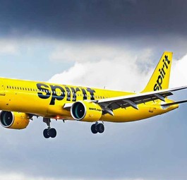 Ein Airbus A320 Neo von Spirit Airlines: Nach der gescheiterten Fusion mit Jetblue steht die Airline vor einer ungewissen Zukunft.
