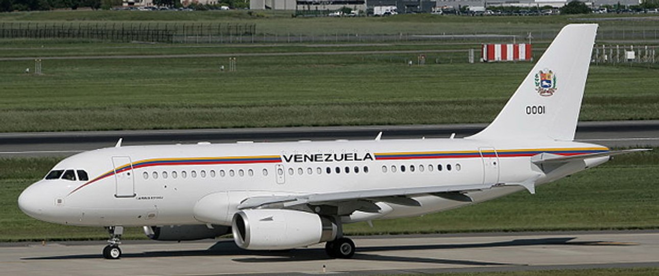 Zu verkaufen: Der Airbus A319, den Venezuelas Präsident Chavez vor zwölf Jahren bestellt hatte.