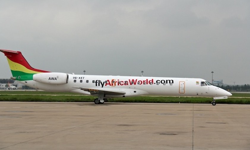 Embraer 145LR: das erste Flugzeug der Africa World Airlines