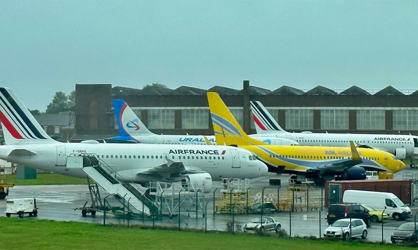 Schon fast 400 Flugzeuge hat Ecube Solutions zerlegt und recycelt.