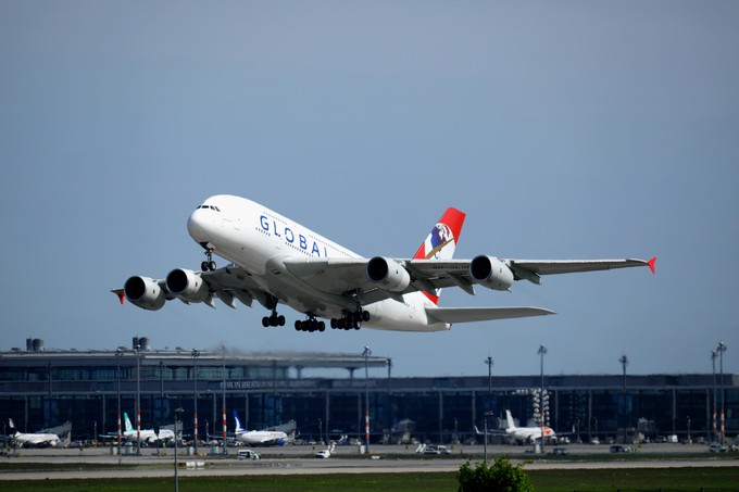 Am nächsten Tag verließ der A380 ...