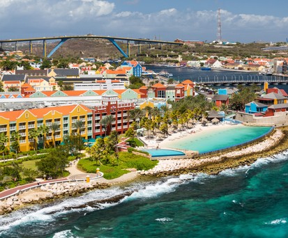 Willemstad, Hauptort von Curaçao: Im Winter künftig ab Düsseldorf zu erreichen.