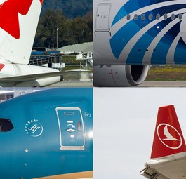 Lackierungen: Können Sie diese Airlines erkennen?
