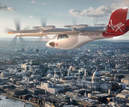 VA-X4 in den Farben von Virgin Atlantic: Die Airline galubt an das Konzept.