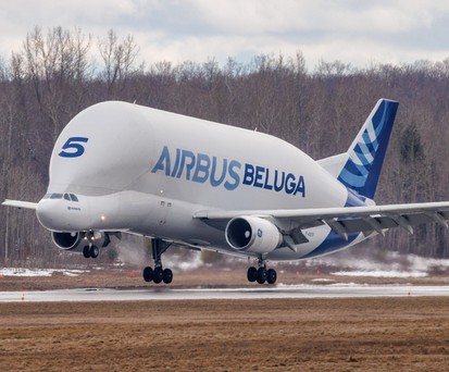 airbus beluga st landing mirabel