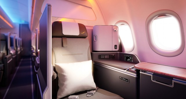 First Class von Air Côte d'Ivoire: Hier kann man viel Gepäck mitnehmen. 