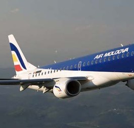 Embraer 190 von Air Moldova: Die Flotte wurde erneuert.