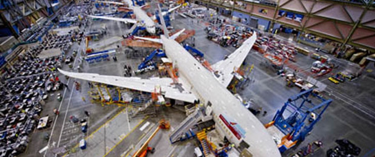Produktion bei Boeing