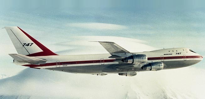 Die Boeing 747 - hier ein Flieger des Typs 747-100 - flog 1969 zum ersten Mal.