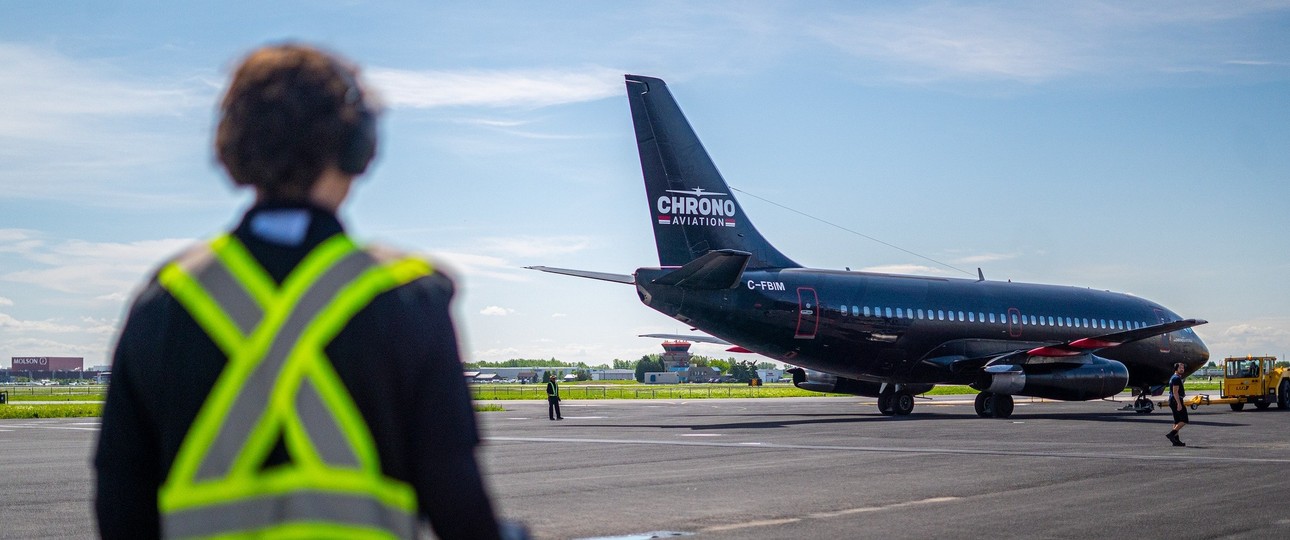 Die C-FBIM: Mit ihr hat Chrono Jet ihre letzte Boeing 737-200 aussortiert.