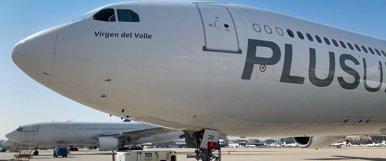 Jet von Plus Ultra, hier ein Airbus A340: Verbindungen nach Venezuela.