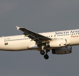 Jet von SAA: Ein Flieger der Airline konnte nur knapp wieder abheben.