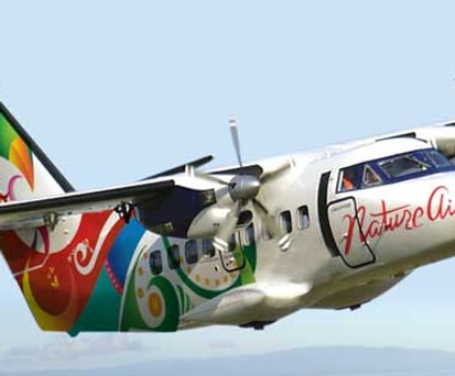 Ehemalige Let L-410 von Nature Air: Die Fluggesellschaft fliegt nicht mehr.