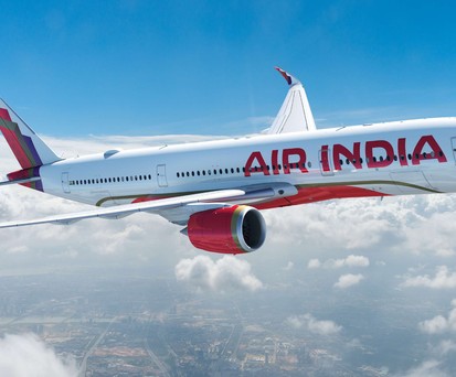 Flugzeug von Air India: Die Flotte wächst nochmal deutlich.