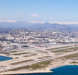 Flughafen Nizza: Swiss streicht Flüge von Zürich.