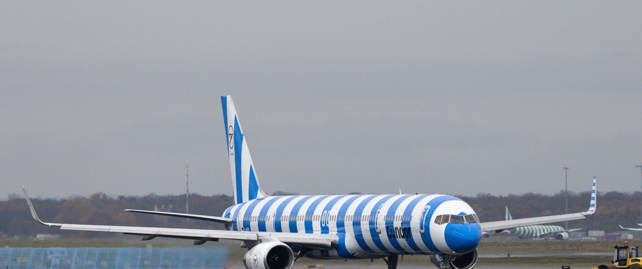 Die Boeing 757 mit dem Kennzeichen D-ABOI startete am Sonntagmorgen (2. November) ...