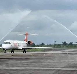 Bombardier CERj 900 von Ibom Air: Künftig will die Fluglinie auch auf Airbus A220 setzen.