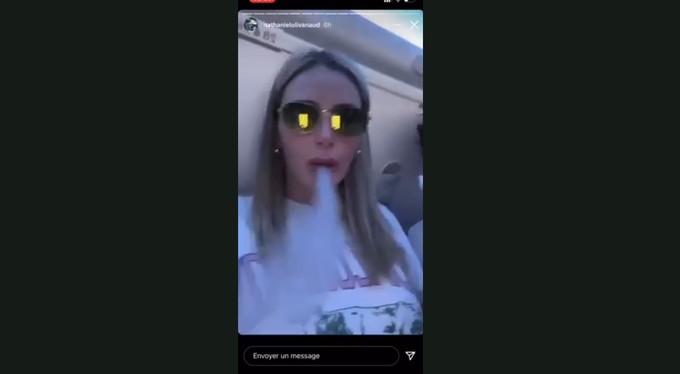 Es wurde sogar geraucht auf dem Flug.