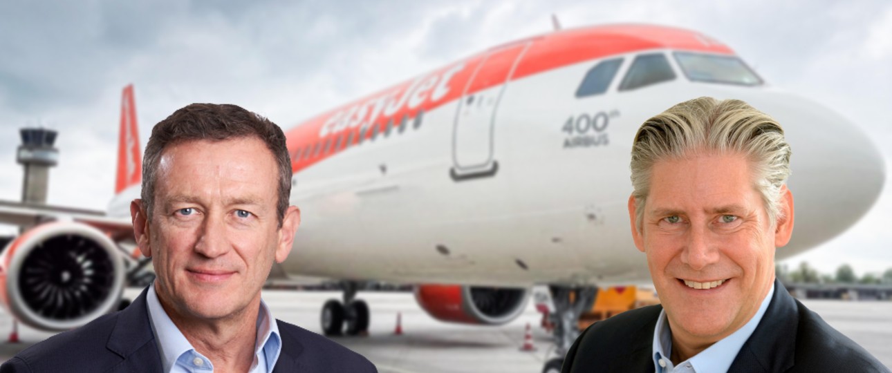 Kenton Jarvis (l.) folgt bei Easyjet auf Johan Lundgren: Wechsel Anfang 2025.