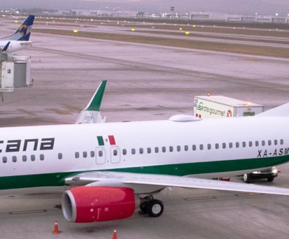 Boeing 737 von Mexicana: Die Airline ist mit dem Code einer anderen Fluglinie unterwegs.