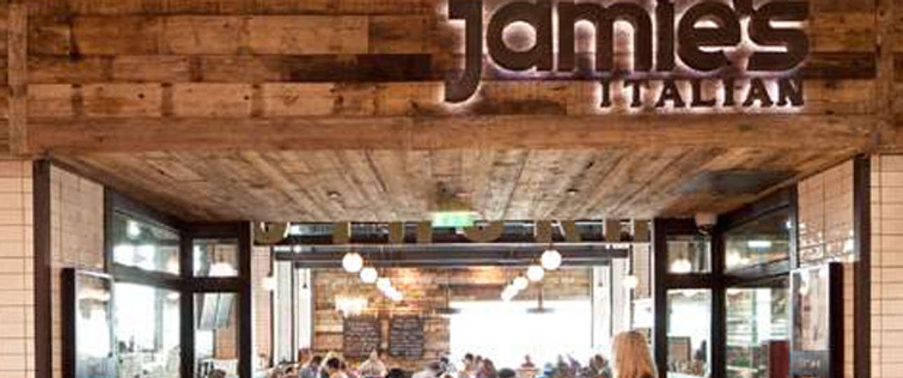 Jamies Italian in Gatwick: Bald auch in Deutschland und der Schweiz.
