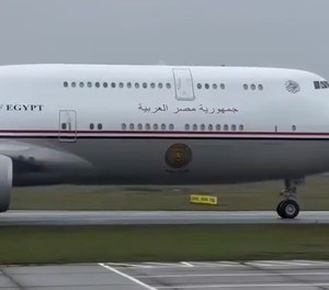 Boeing 747-8 mit der Kennung: SU-EGY das 14 Jahre alte Flugzeug ist an Ägypten ausgeliefert worden.