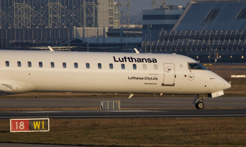 Bombardier CRj von Lufthansa Cityline: Keine Flüge mehr.
