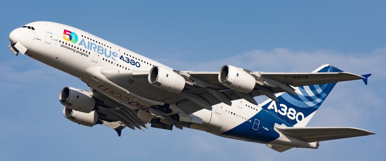 Airbus A380: Das erste Exemplar des Flugzeugs führte einen letzten Flug durch ...