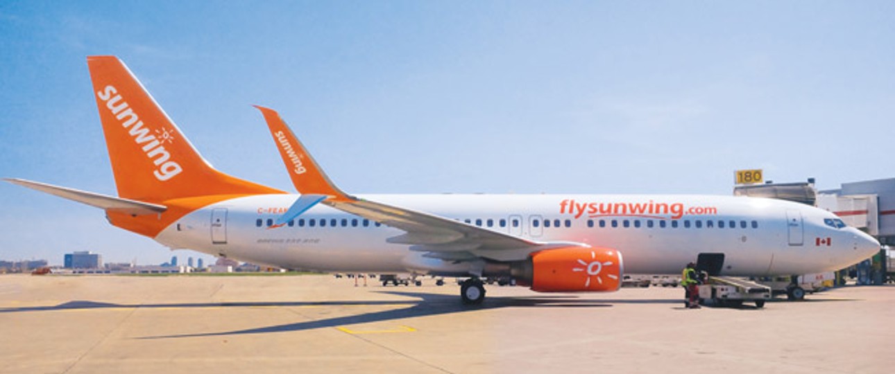 Boeing 737-800 von Sunwing Airlines: Der Pilot hätte den Jet nach Cancun steuern sollen.