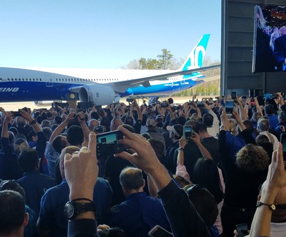 Rollout der Boeing 787-10 im Jahr 2017: Nach dem Dreamliner kam kein neues Modell mehr.