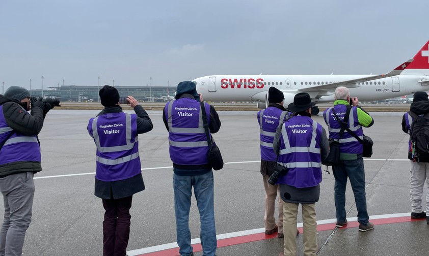 WEF Vorfeldtour am Flughafen Zürich