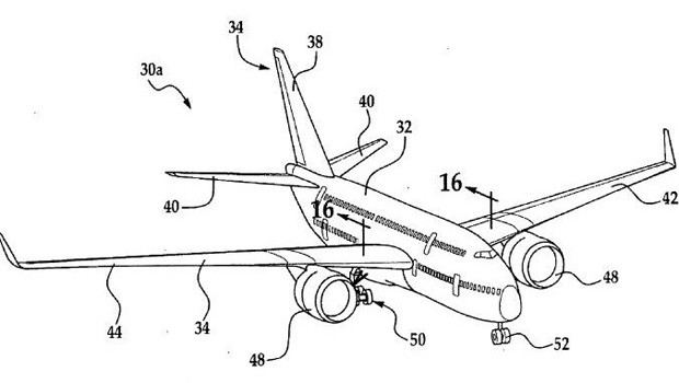 Das Mid Wing Aircraft von Boeing: Doppelstöckig wie der A380.
