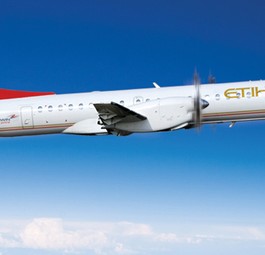 Flieger von Etihad Regional: Zubringer nach Abu Dhabi.