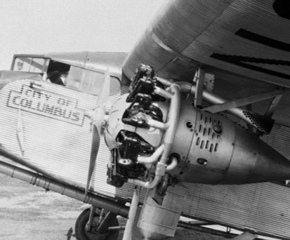 Die Maschine «City of Columbus»: Diese Ford Trimotor wurde unter anderem von Charles Lindbergh geflogen und ist bis heute erhalten gebleiben.